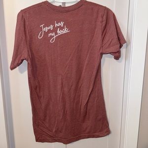 Jesus has my back tee. Size small